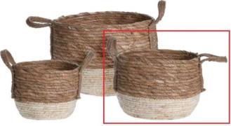 KORB 1 Stück Natur mittel Größe M KR2000920  Willow / Rattan Braun