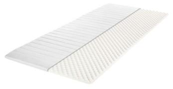 Topper Komfortschaum ca. 180x200 cm 100% Polyester-Mikrofaser weiß