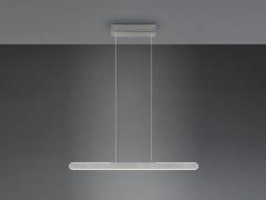 LED-Pendelleuchte inkl. Touch Dimmer  Aluminium Gebürstet 1 Stück Meta...