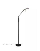 LED-Stehlampe ca. 145 cm hoch Metall Schwarz 1 Stück Metall Schwarz