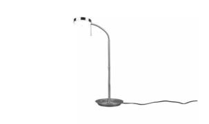 LED-Touch-Tishleuchte ca. 57 cm hoch Nickel 1 Stück Metall Hellgrau