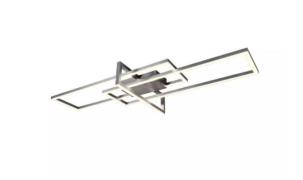 LED-Deckenleuchte ca. 100 cm breit Switch-Dimmer Nickel Matt 1 Stück M...