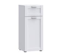 Bad-Unterschrank 1-türig 82 cm hoch Weiß