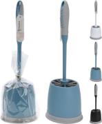WC-Bürste mit Halter 1 Stück von 3 Sorten unsortiert Weiß / Blau / Sch...