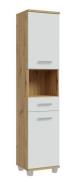 Bad-Hochschrank VERIS von Forte Weiß / Artisan Oak