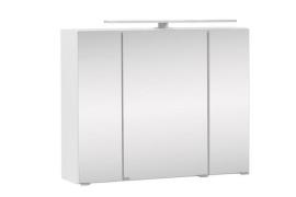 3D Spiegelschrank 80 STOCKHOLM von Held Möbel Matt weiß