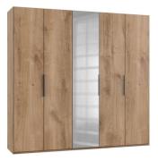 Kleiderschrank 250 cm breit mit Spiegel LEVEL36 A von WIMEX Braun