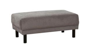 Hockerbank 65x106x41 cm Grau