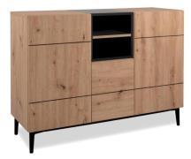 Kommode NOLA 01B von Finori  Artisan Oak / Schwarz