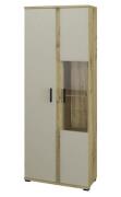 Vitrine inkl.  Beleuchtung ca.75x196x35 cm Artisan / Kaschmir