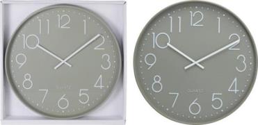 WANDUHR 1 Stück Rund Polypropylen Glas Durchmeser ca. 50 cm Grün Olivf...