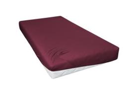 Spannbetttuch ca. 100x200 cm bordeaux Jersey