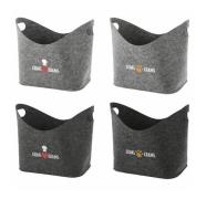 Aufbewahrungskorb 1 Stück 4 Sorten unsortiert ca. 34x32x22 cm Filz / G...