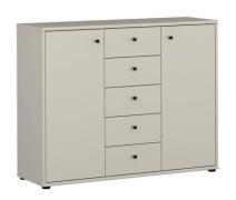 Kommode 2-türig T2KK45 TEMPRA von Forte Sand