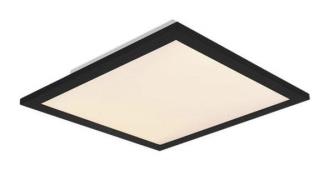 LED-Deckenleuchte ?29cm Metall Schwarz / Weiß