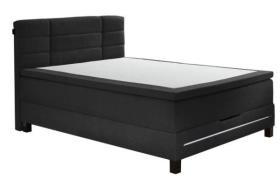 Boxspringbett ca. 140x200 cm mit Topper und USB inkl. LED Beleuchtung ...
