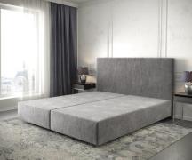 Boxspringgestell Dream-Well 180x200 cm Mikrofaser Taupe