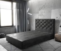 Boxspringgestell Dream-Great Mikrofaser Anthrazit Vintage 120x200 cm