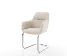 Freischwinger Pejo-Flex Cord Beige Freischwinger flach Edelstahl Tasch...