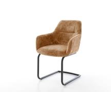 Freischwinger Pejo-Flex Chenille Rost Freischwinger rund Schwarz Tasch...