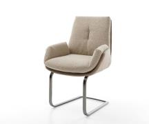 Freischwinger Clea-Flex Materialmix Schlamm Freischwinger flach Graphi...