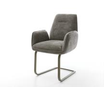 Freischwinger Zoa-Flex Bouclé Soft Schlamm Freischwinger flach Effektf...