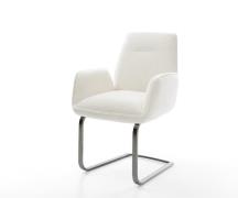 Freischwinger Zoa-Flex Bouclé Soft Beige Freischwinger flach Graphit T...