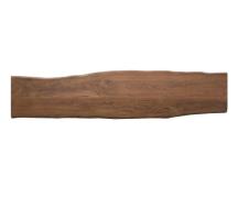 Sitzplatte Live-Edge Baumbank 295x40x5 Akazie Braun
