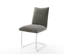 Freischwinger Lelio-Flex Bouclé Soft Schlamm Freischwinger flach Weiß ...