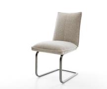 Freischwinger Lelio-Flex Webstoff Soft Beige Freischwinger flach Graph...