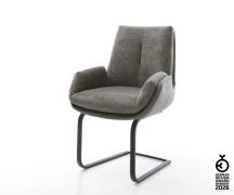 Freischwinger Clea-Flex Bouclé Soft Schlamm Freischwinger flach Schwar...