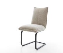 Freischwinger Lelio-Flex Webstoff Soft Beige Freischwinger flach Schwa...