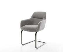 Freischwinger Pejo-Flex Strukturstoff Soft Grau Freischwinger flach Gr...