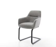 Freischwinger Pejo-Flex Strukturstoff Soft Grau Freischwinger flach Sc...