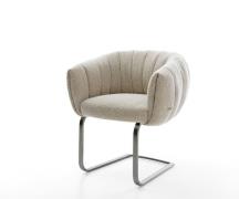 Freischwinger Jada-Flex Webstoff Soft Beige Freischwinger flach Graphi...