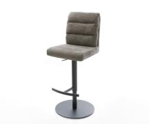 Barstuhl Pela-Flex Bouclé Soft Schlamm Drehfuß höhenverstellbar Metall...