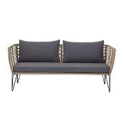 Mundo Sofa / L 175 cm - PVC-Bänder - Bloomingville - Grau/Beige