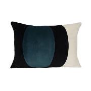Kissen Lune textil blau / Velours - 55 x 40 cm - Maison Sarah Lavoine ...