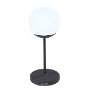 Mooon! Lampe ohne Kabel / H 63 cm - Bluetooth - Fermob - Schwarz