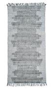 Teppich Karma textil grau / 90 x 200 cm - House Doctor - Grau