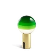 Marset - Dipping Light Portable Green/Brushed Brass