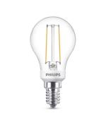Philips - Leuchtmittel LED 3W Glas Tropfen (250lm) Dimbar E14