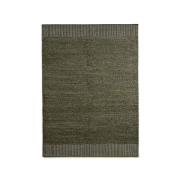 Woud - Rombo Rug White/Moss Green 140x90