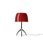 Foscarini - Lumiere Piccola Tischleuchte E14 Schwarz Chrom/Kirsche Dim...