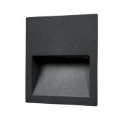 Lucande - Loya Square Außen Einbauspots IP54 Dark Grey