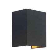 Lindby - Lukani Wandleuchte Black/Gold/Nickel