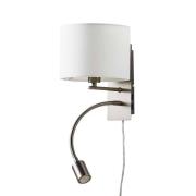 Lindby - Florens Wandleuchte White/Nickel