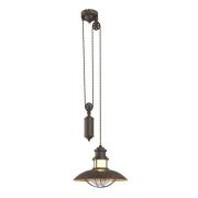 Lindby - Louisanne Adjustable Pendelleuchte Brown