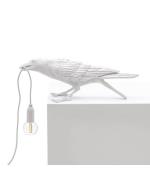 Seletti - Bird Lamp Playing Tischleuchte Außen Weiß Seletti