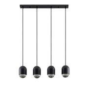 Lucande - Amielle 4 Pendelleuchte Black